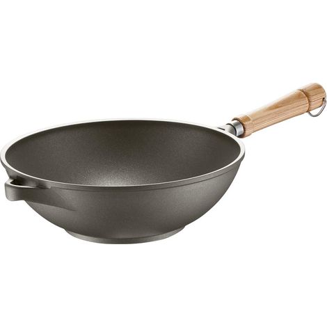 Berndes Veggy Wok 28cm, Alluminio Pressofuso, Nero, 28 cm, Induction (1/4)