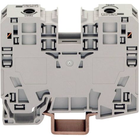 WAGO 285-135 Morsetto passante 16 mm A molla Attribuzione: L Grigio 1 pz.