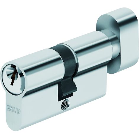 Abus - Cilindro per porta con pomello, Argento, 47736 (1/2)