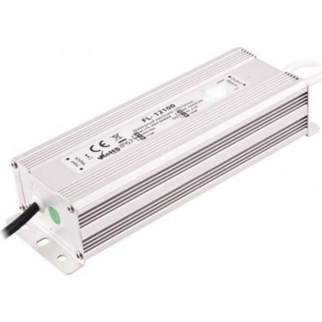 Chargeur Led Hermétique - 100 W - 12 V - Alimentation Led - Ip67 (1/2)