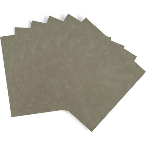 dalles murales adhésives Olive lot de 6 (15 x 15 cm) (1/4)