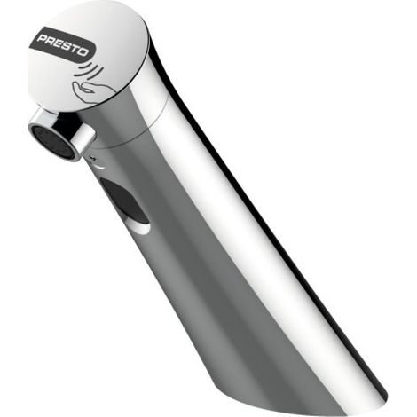 Robinet de lavabo sur plage électronique IR à pile 6V Neo Sensor chromé - PRESTO (1/3)