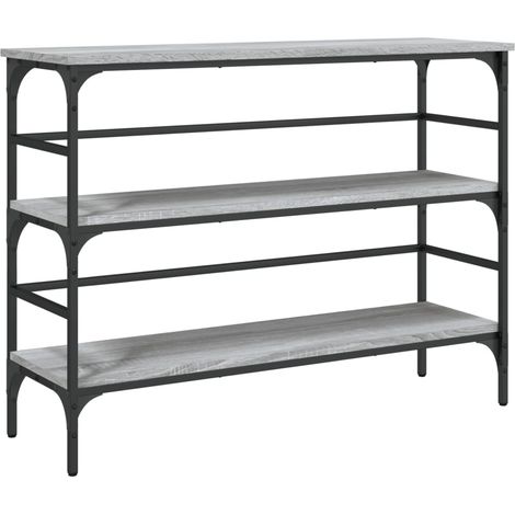 Maison Exclusive - Tavolo Consolle Grigio Sonoma 100x32x75 cm in Legno Multistrato
