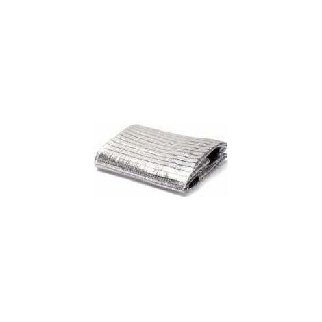 Tissu respirant et résistant aux UV, filet pare-soleil robuste pour une utilisation extérieure, tissu en aluminium réfléchissant, ombrage à 75 %, idéal pour les balcons et les toits (2 x 2 m) (1/5)
