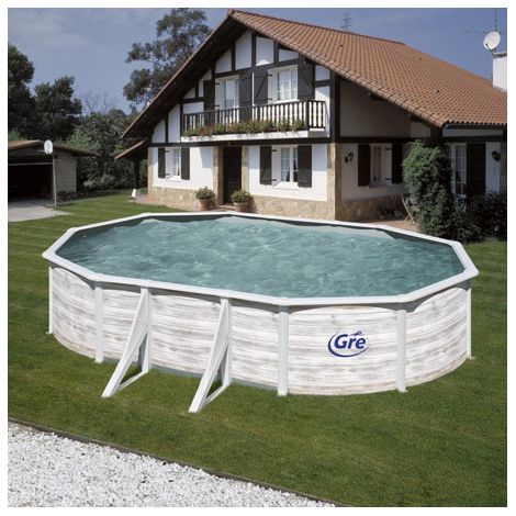 PISCINA GRE FINLANDIA 610X375X120 ASPECTO NORDICO (1/5)