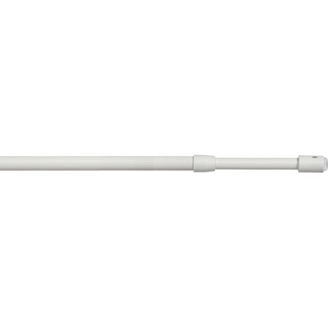 astina per tendine tonda colore bianco regolabile estensibile da 50 a 70 cm