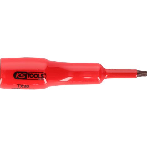Douille tournevis 1/2" avec revêtement isolant pour vis Torx, T55, longue (1/2)