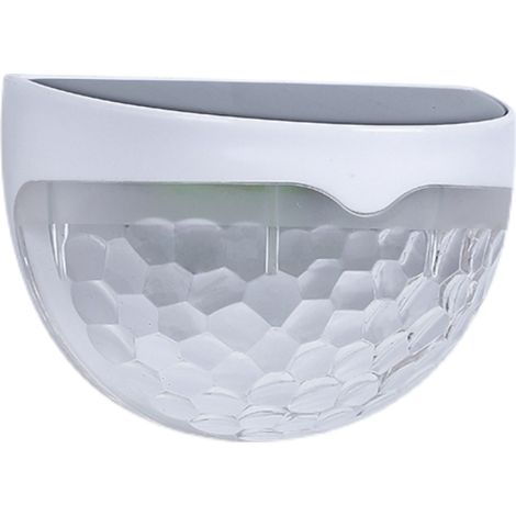 Lumières Solaires avec LED Lampe,Appliques Murales,Lumières Solaires,Extérieure Etanche Applique les Patios,Clôture,Exterieur Murale (lumière chaude) (1/5)