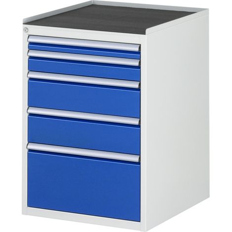 Armoire à tiroirs Rau avec tapis antidérapant 5 tiroirs L 1x60 1x90 2x150 1x270 (1/5)