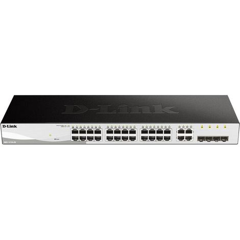 HUB Switch puertos 24 D-LINK DGS-1210-28/E Negro (1/2)
