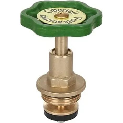 JS Vitone a camera di grasso, valvola di passaggio/a squadra, con albero crescente, DN10, 3/8'', in ottone, con guarnizione EPDM, 0018011000001