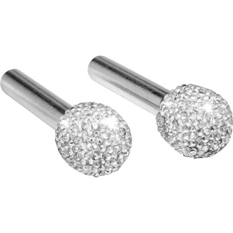 Juego de 2 tapas para pernos de cerradura de puerta de coche con diamantes de imitación, embellecedores interiores, accesorios universales para coche.