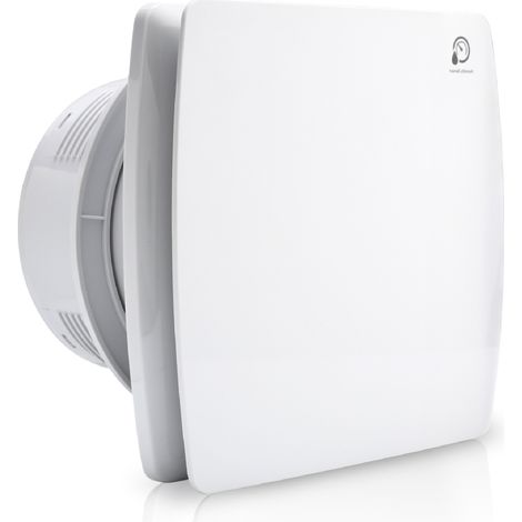 Randaco Ventilatore da bagno sensore di umidità timer ventola 100 mm ventilatore a parete wc da incasso a parete