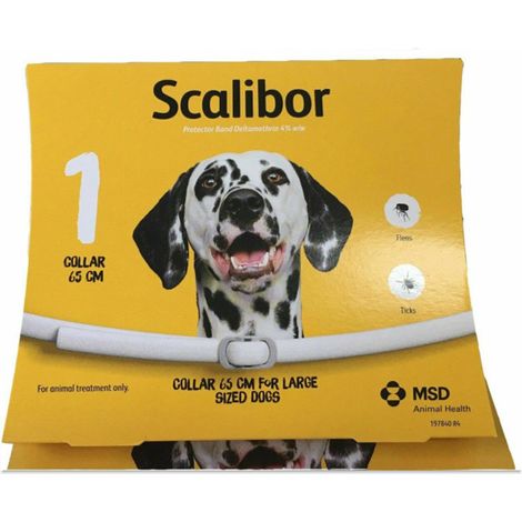 Collier Anti-Parasites Chien 65cm - Anti-Puces Anti-Tiques Protection 12 Mois