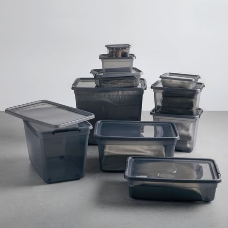 Mömax Aufbewahrungsbox Blacky in Schwarz ca. 60l (1/3)