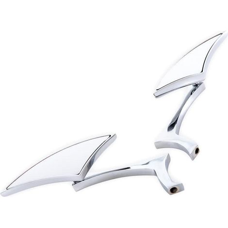 Universelle Motorrad-Seitenspiegel mit 8mm/10mm Schraube für Street Bike, Cruiser, Chopper (1/5)