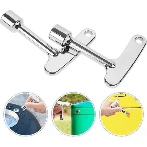 Lot de 2 cadenas métalliques pour poubelle extérieure. (1/5)