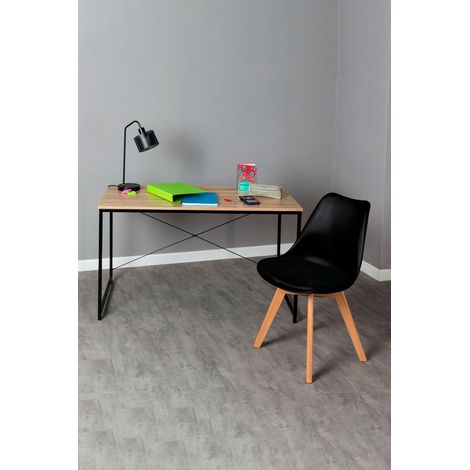 Conjuntos de mesa y sillas - Conjunto Escritorio Dek y Silla Synk Basic - Negro (1/5)