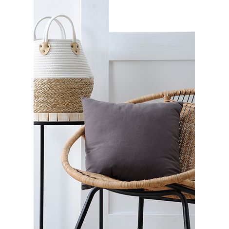 DUO Kissen 40x40 grau