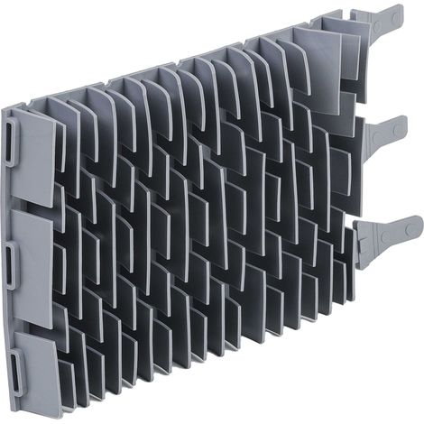 vhbw Spazzola sostituisce Zodiac R0962800 per robot aspiratore per piscina - in gomma, 24,5 x 13 x 3 cm