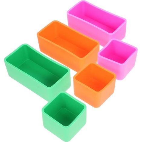 Boîte à bento USHOBE Home avec 6 séparateurs en silicone (1/5)