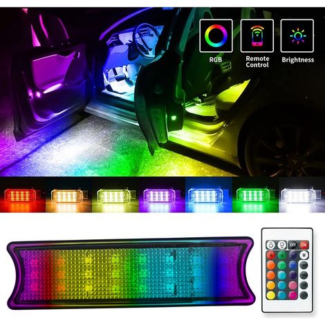 Eclairage plafonnier avant Led RGB - BMW serie 3 E46 - L'unité (1/5)