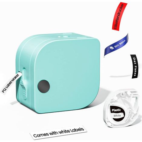 P12 Mini Étiqueteuse Bluetooth, imprimante Etiquette autocollante Thermiques pour la Maison, Le Bureau et Les Petites Entreprises, Wireless Label Maker pour téléphone iOS et Android (1/5)