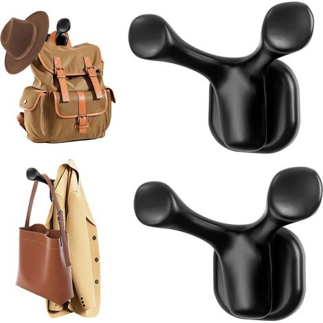 Magnetic hooks for hanging coats, hats, tools 2 powerful magnetic hooks for doors, cruise ships, coat racks with rare neodymium magnets (1/5)