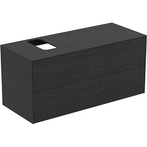 IDEAL STANDARD T3943Y4 Meuble sous-lavabo Conca WT, 2 tiroirs (1/2)