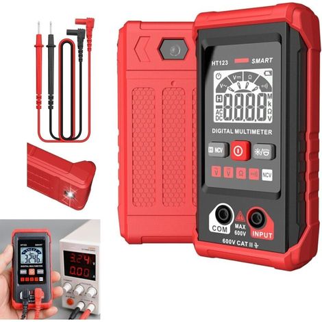 OEM– Multimètre numérique automatique – Mode Smart Auto – Détection de tension sans contact – Protection contre les surcharges – Affichage rétroéclairé - Ht123 (1/5)