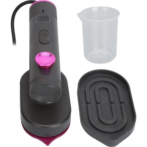 Fer à repasser vapeur portable, pour repassage à sec et humide, chauffe rapide, mini fer à repasser pour vêtements, idéal pour les voyages et la maison, prise UE 220 V (1/5)