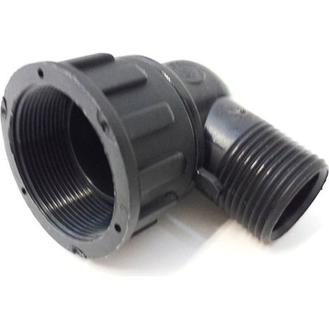 Virole avec Écrou tournant 90° PG11 noir M27x1