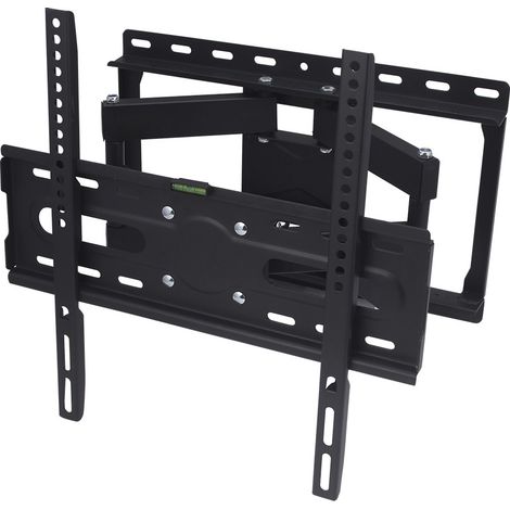 Soporte TV 26-55 pulgadas 60kg EDM con dos brazos y oscilante con nivel incluido - Negro