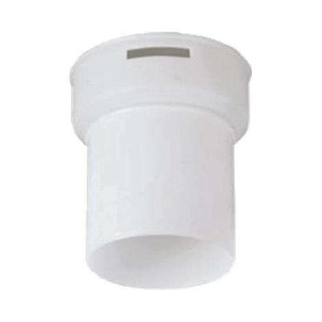 TEN – Adaptateur polypropylène – Raccord fumisterie femelle flexible mâle rigide – Pour chaudière ventouses gaz et fioul condensation – Température max 120°C (1/2)