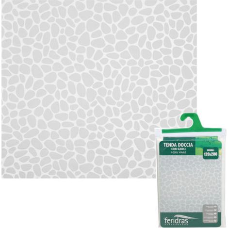 Feridras 187052 Tenda Doccia, Plastica, Multicolore, 5x120x200 cm (1/4)