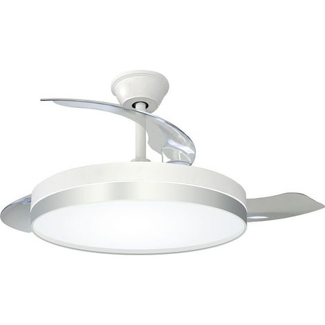 Ventilador de techo 3cct con 6 velocidades y diseño plateado (1/3)