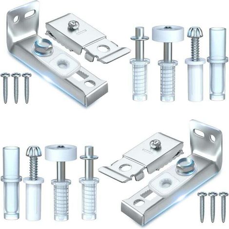 Hardware Repair Kit - 2-Piece Replacement Parts Set for Doors, One 3/8" Pivot, One 7/8" Guide Wheel, for Folding Pocket Doors