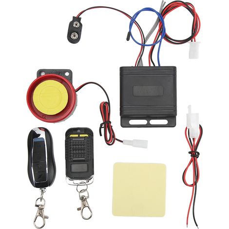 Alarme Moto Antivol Sécurité Sans Fil Détecteur Vibrations Universel Scooter Cyclomoteur (1/5)