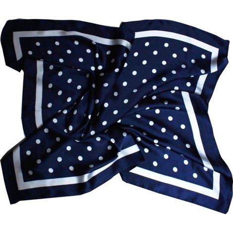 Accessoires Disney Junkie Amsterdam – 70x70 cm – Cœurs – Bleu / Blanc – Satin synthétique multicolore (1/2)