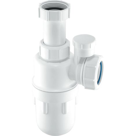 McAlpine A10AV 75mm Water Seal Anti-Syphon (Silentrap) Adjustable Inlet Bottle Trap with Multifit Outlet 1¼" (1/2)