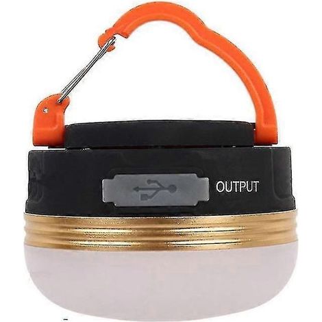 Tragbare Campinglampe mit 3 Modi, USB-aufladbare Zeltlampe, Mini-Taschenlampe (1/5)