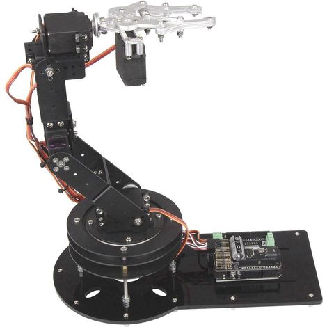 Joy-it Kit de bras robotisé "Grab it" Robotarm + Motor control CR-1774898 D416061 (1/3)