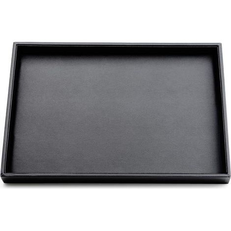 Noir PU Cuir Plateaux à bijoux Présentoir Bijoux Accessoires (1/5)