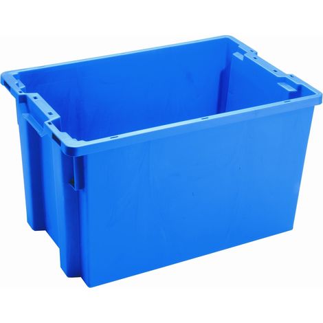 PROVOST - Bac gerbable et emboîtable Provost - Bleu - 600 x 400 x 350 mm (1/5)