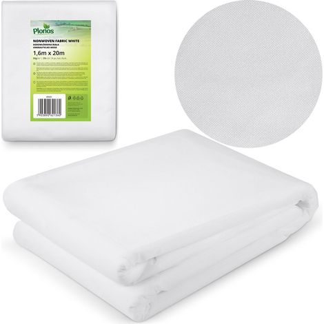 Paño protector para cultivo 2000 cm x 160 cm Plonos - blanco