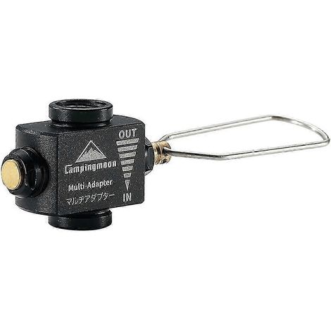 Adaptateur de recharge pour cartouche de gaz Campingmoon (isobutane/butane), adaptateur de recharge pour cartouche Lindal, adaptateur pour réchaud de camping Gas Saver Plus (2025) (1/5)