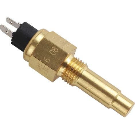 Capteur Température Moteur, Précis 98°C Interrupteur Alarme Bimétal Capteur Véhicule 6-24V Laiton Installation Durabilité for Automobiles Moto Engins Agricoles Marine (1/5)