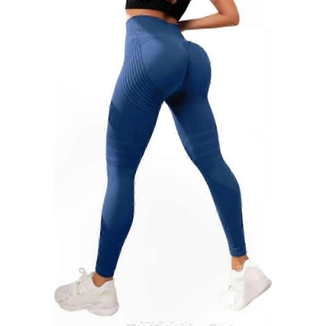 3D-Leggings mit hohem Bund, Anti-Cellulite-Yogahose für Damen, formende Kompression, Fitness & Sport, figurbetonter Schnitt (1/5)