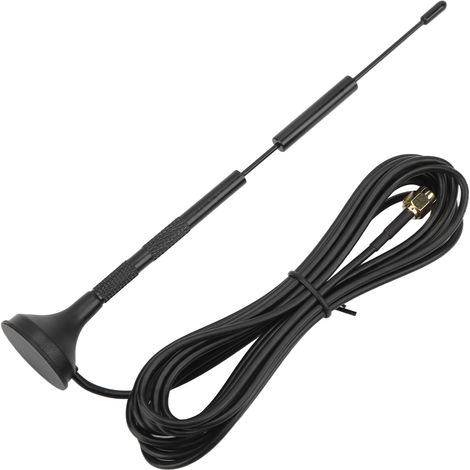 Antenne à ventouse externe double bande XP-2,4 GHz/5,8 GHz-002, gain élevé 7 dBi, interface SMA, étanche, magnétique (1/5)