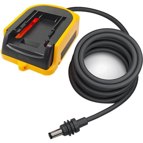 Câble d'alimentation Starlink Mini pour batterie DeWalt 20 V, adaptateur mini-chargeur pour DeWalt, alimentation CC 18 AWG, câble (1/3)